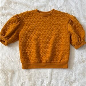 a. new. day Quilted Puff Sleeve Top